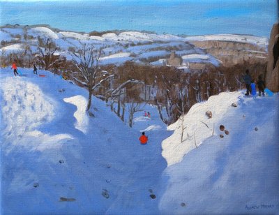 Gully, Black Rocks, Derbyshire, 2009 by Andrew Macara